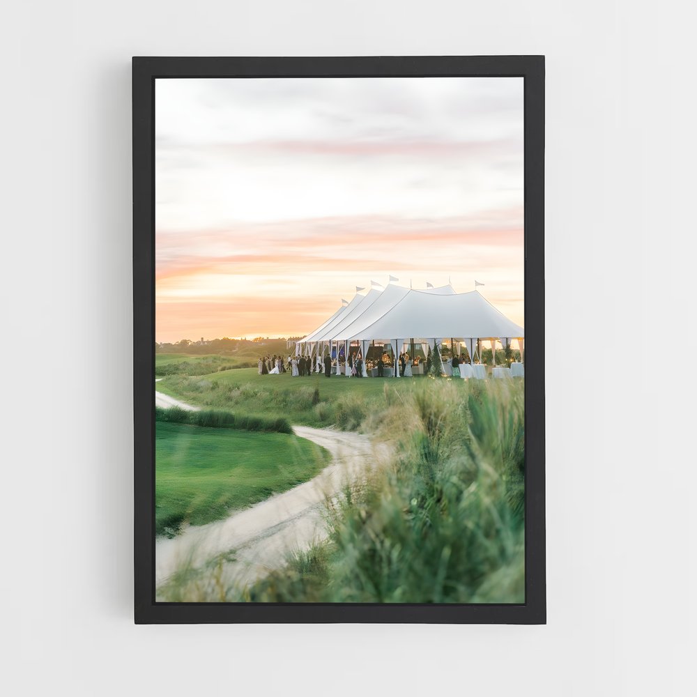Poster Sunset on the Green – affiche Golf (vue 2)